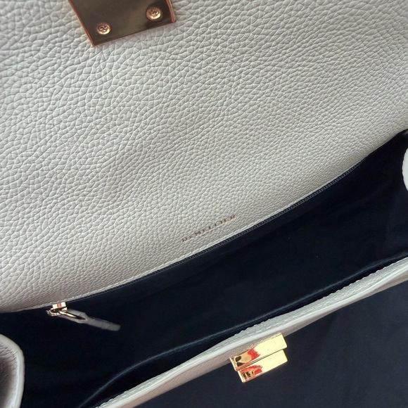 DeMellier Taupe SaddleBag with Gold Accent - Picture 5 of 5